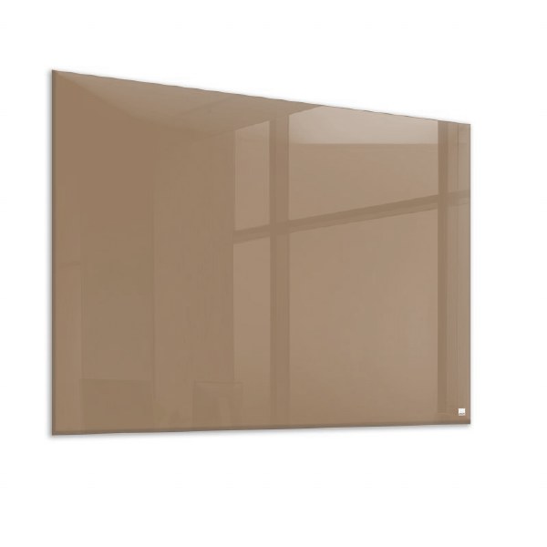Casca Magnetic Glass Writing Board 1000 x 1000mm Light Brown